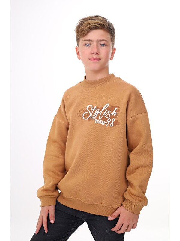 Toontoykids Erkek Çocuk Baskılı Sweatshirt