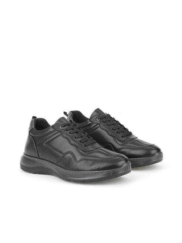 Erkek Hakiki Deri Ayakkabı 1531002Z2089 Siyah - Görsel 3