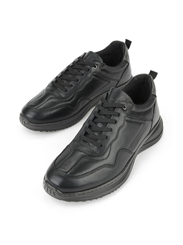 Erkek Hakiki Deri Ayakkabı 1531002Z2089 Siyah - Görsel 6