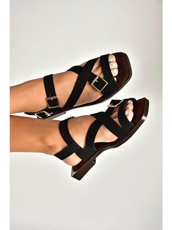 Fox Shoes Yeşil Fox Shoes Sandalet Kadın Y458702602