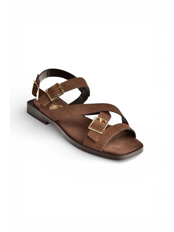 Fox Shoes Yeşil Fox Shoes Sandalet Kadın Y458702602