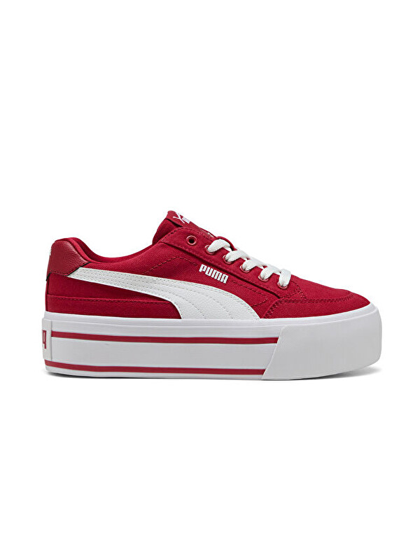 Puma Cort Classic Vulc Fs Platform Wns Unisex Günlük Ayakkabı 40232904 Kırmızı