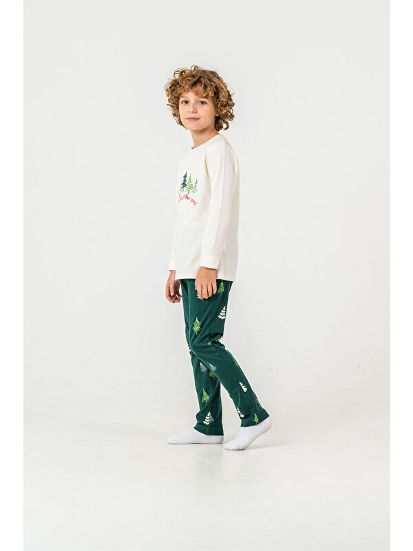 Mışıl Kids Tüm Alan Baskılı Erkek Çocuk Pijama Takım
