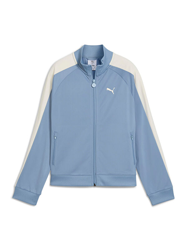 Puma T7 Always On Çocuk Mavi Dik Yaka Ceket