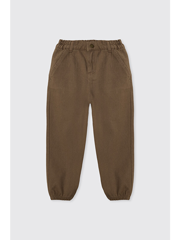 Panço Erkek Çocuk Bej Jogger Pantolon