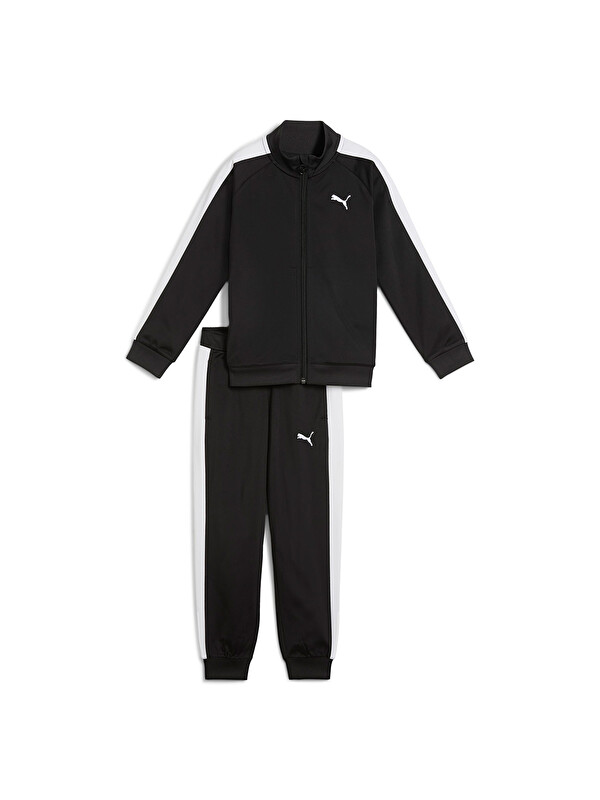 Puma T7 Always On Çocuk Siyah Bisiklet Yaka Eşofman Takımı