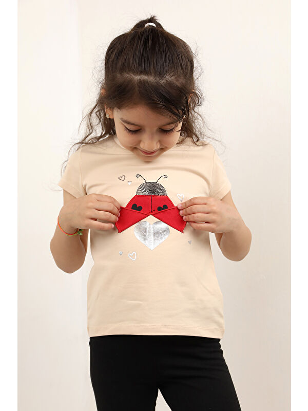 Toontoykids Kız Bebek Baskılı Tişört