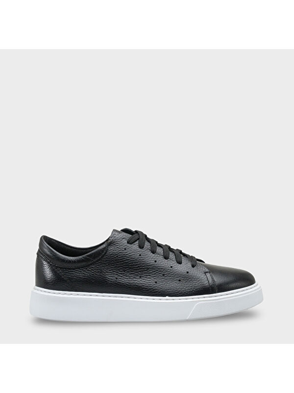 Capone Outfitters Chaim Hakiki Deri Erkek Günlük Spor Ayakkabı Sneaker