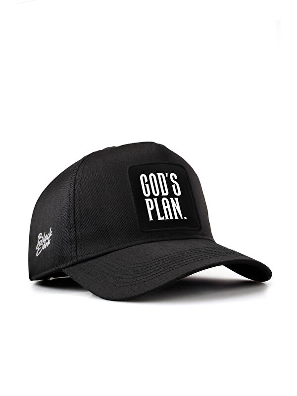 BlackBörk God's Plan Logolu Cordura Siyah Beyzbol Şapka