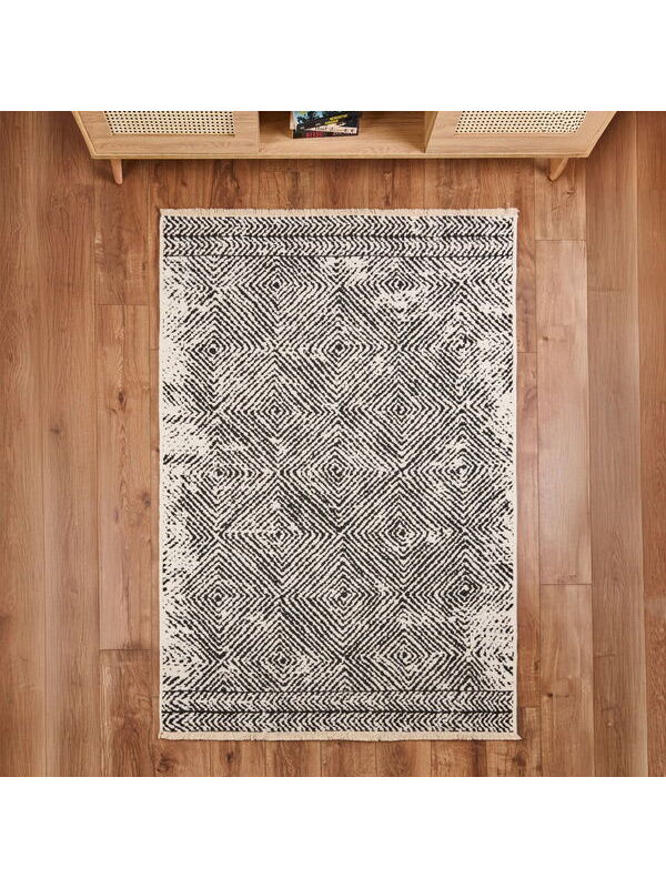 Evidea Soft Oad Halı - Siyah - 120x180 cm