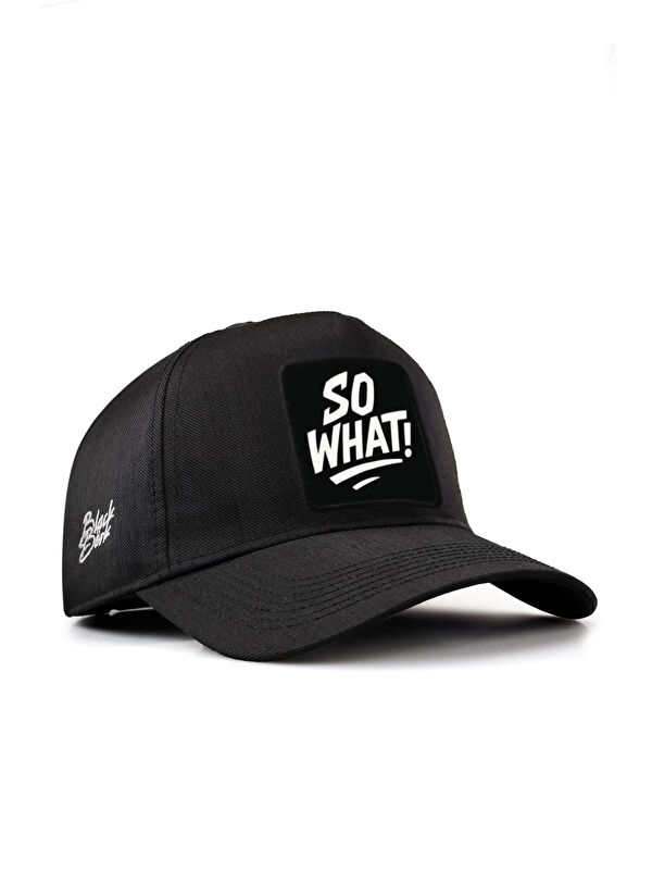 BlackBörk So What Logolu Cordura Siyah Beyzbol Şapka
