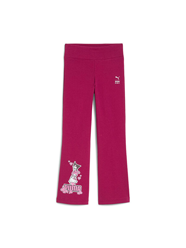 Puma Hello Kitty&Friends Flared Çocuk Mor Tayt