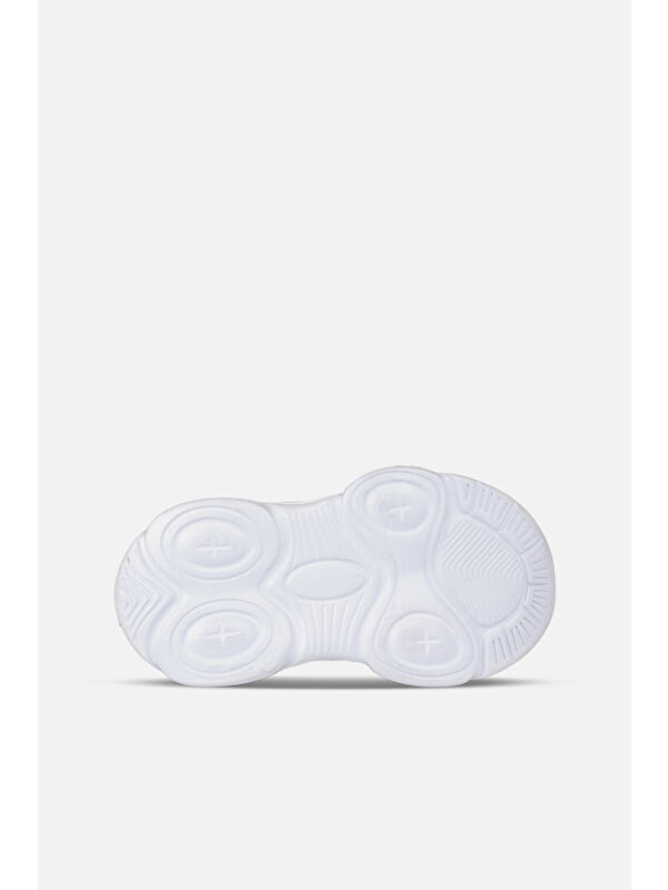 Onex Hafif Erkek Bebek İlk Adım Beyaz/Saks Mavi Günlük Ayakkabı - Görsel 5