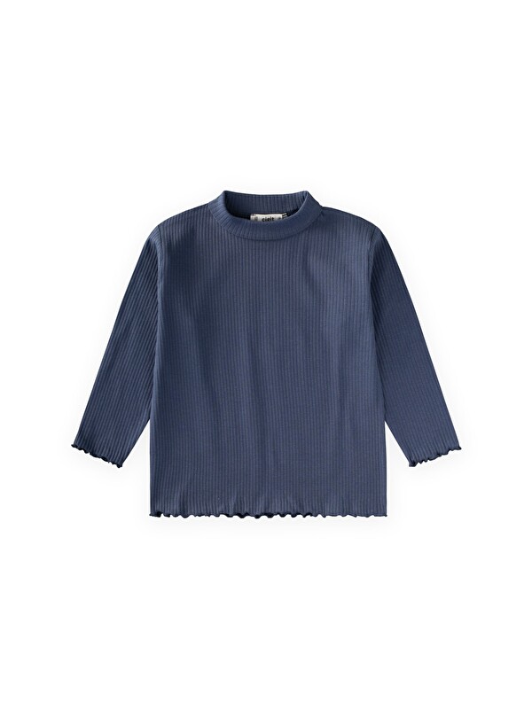 CİGİT Mevsimlik Fitilli T-Shirt 2-8 Yaş Lacivert