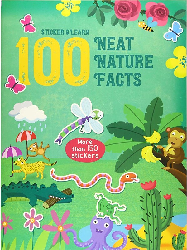 Yoyo Books 100 Facts Sticker and Learn: Neat Nature Facts