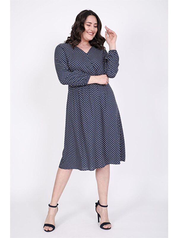 Mylinemoda Beli Lastikli Anvelop Elbise