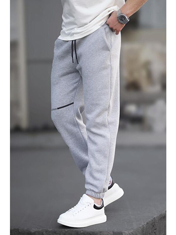 Madmext Grimelanj Cep Detaylı Erkek Basic Jogger Eşofman Altı 6523