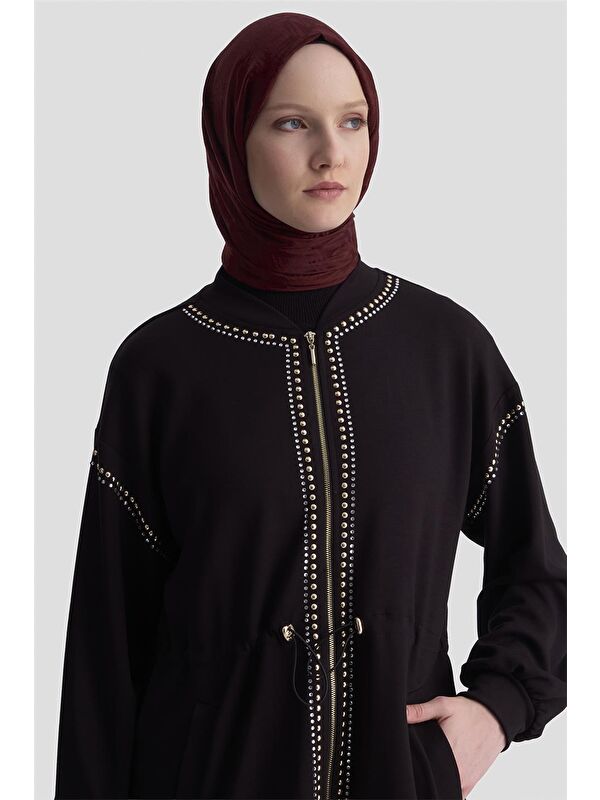 ARMİNE Trok Detaylı Kap 25Kd4038 Siyah