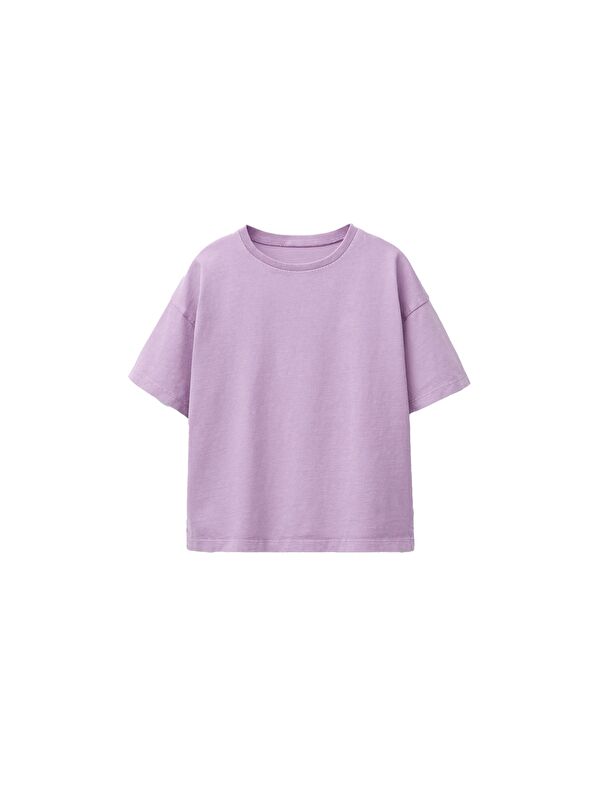 ZUZUNGA Kız Çocuk Basic kısa Kollu T-Shirt