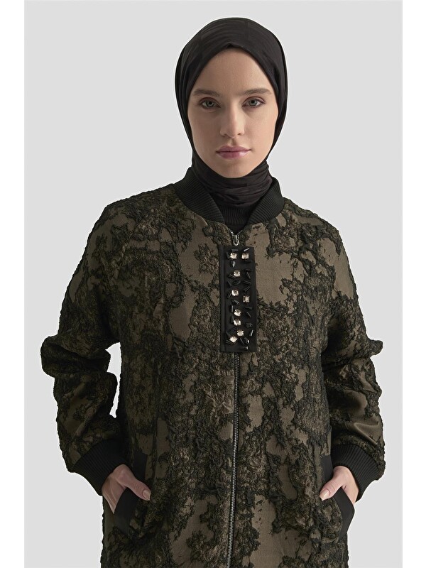 ARMİNE Jakar Kumaşlı Kap 25Kd2101 Kahverengi