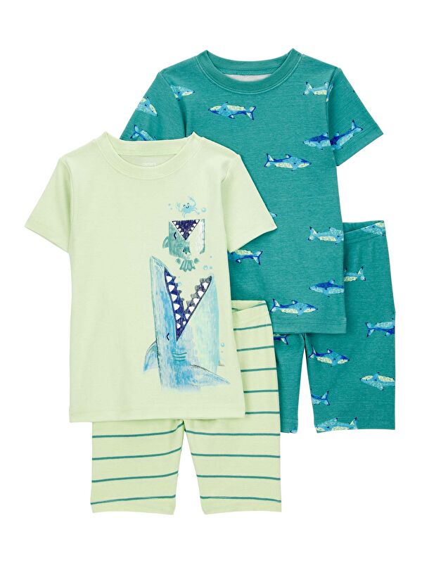 Carter's Erkek Bebek Pijama Set 4'lü Paket
