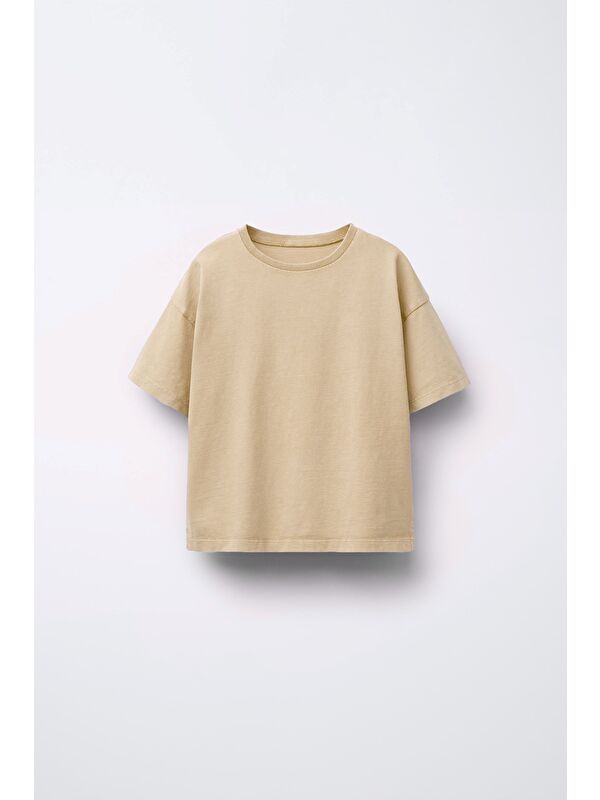 ZUZUNGA Unisex Basic Kısa Kollu Çocuk T-Shirt