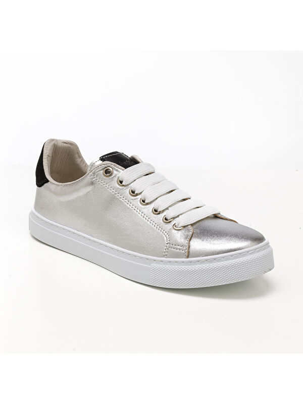 John May Kadın Sneaker ( Günlük) MAR-25Y-209-02 Gümüş-Siyah Sim
