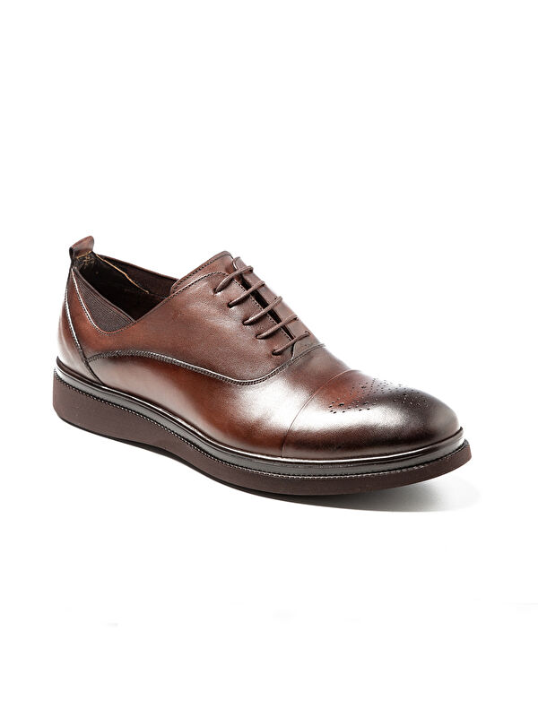 John May Erkek Oxford ( Klasik) KA-C4603 Casual Kahve Cemre