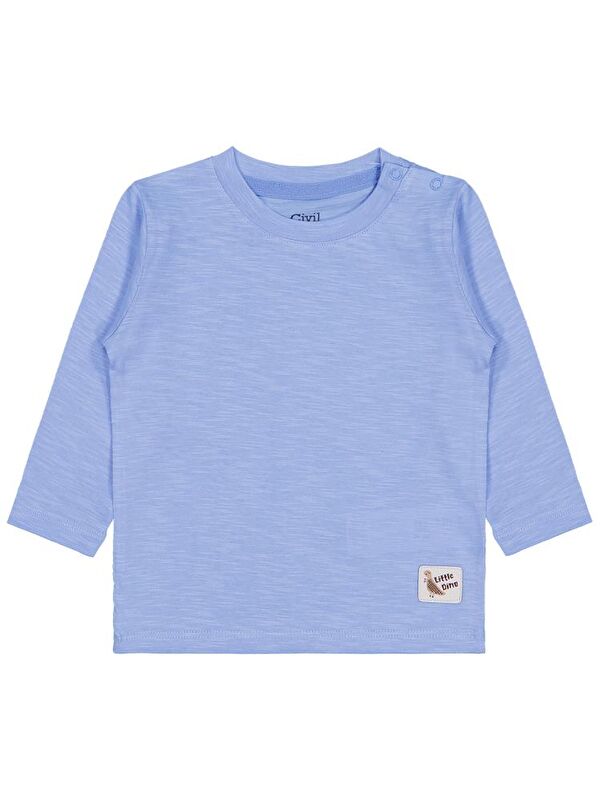 Civil Baby Süs Etiketli 6-18 Ay Sweatshirt - Mavi 6-9 Ay