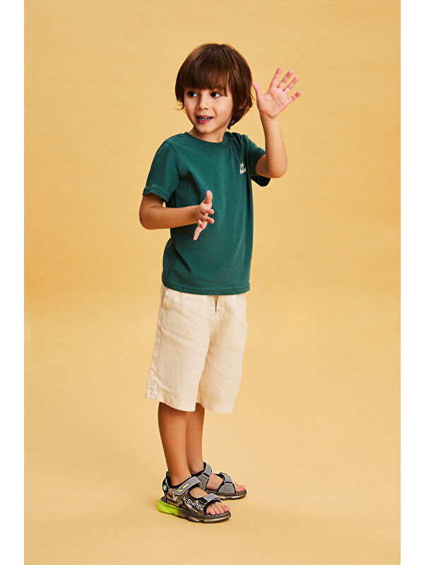 Felipe Işıklı Erkek Okul Öncesi Gri Sandalet - Görsel 5