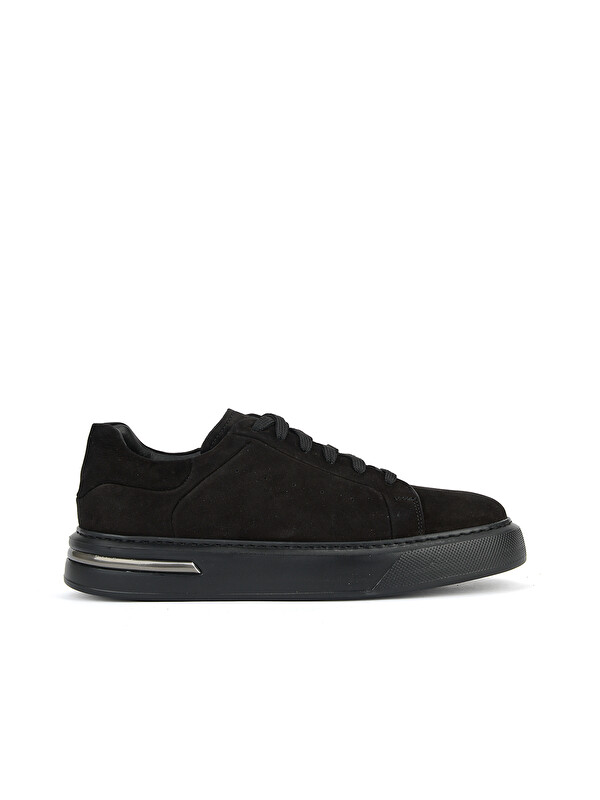 Ziya Ayakkabı Erkek Hakiki Deri Sneaker 1611026Z0112 Siyah