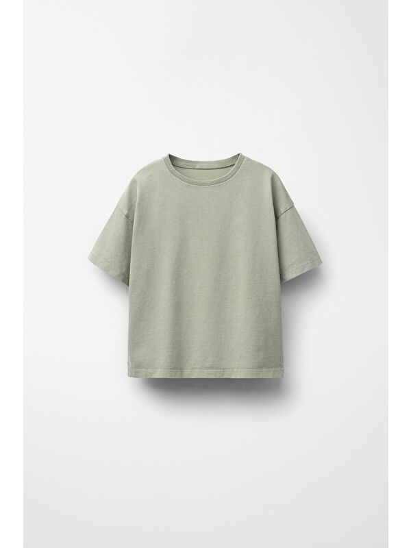 ZUZUNGA Unisex Basic Kısa Kollu Çocuk T-Shirt