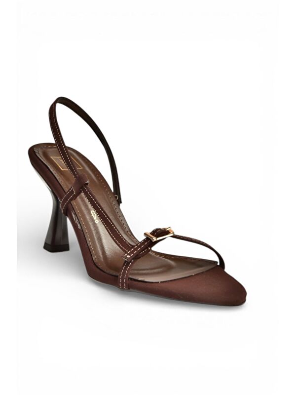 Fox Shoes Kahverengi Kadın Topuklu Ayakkabı Y518990102
