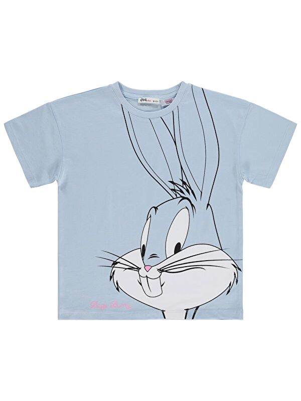 Bugs Bunny - LOONEY TUNES Bugs Bunny 10-13 Yaş Tişört - Mavi