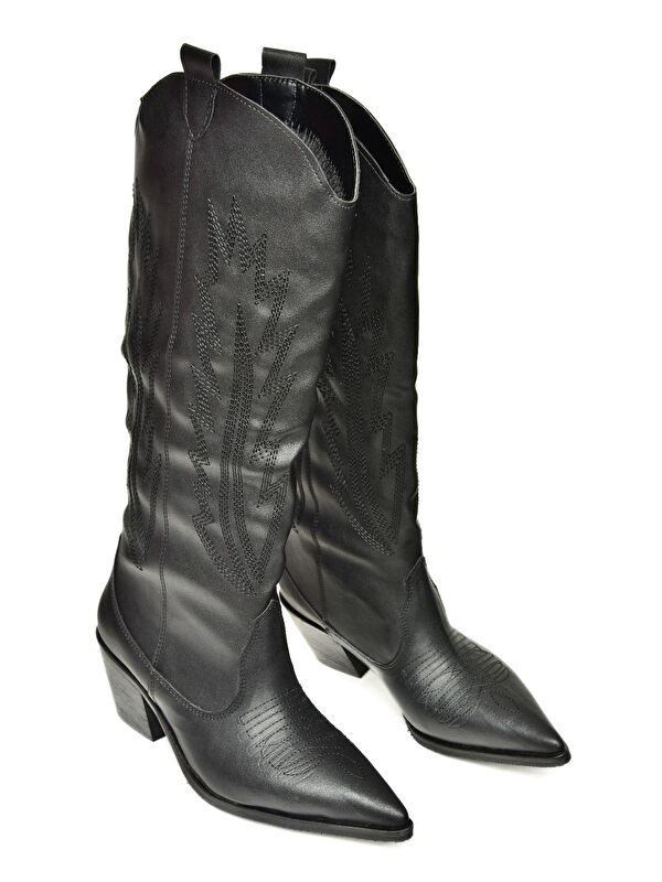 T2677652 Siyah Kadın Çizme - Görsel 3