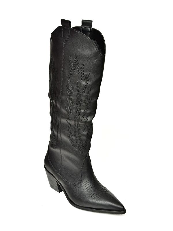 T2677652 Siyah Kadın Çizme - Görsel 5