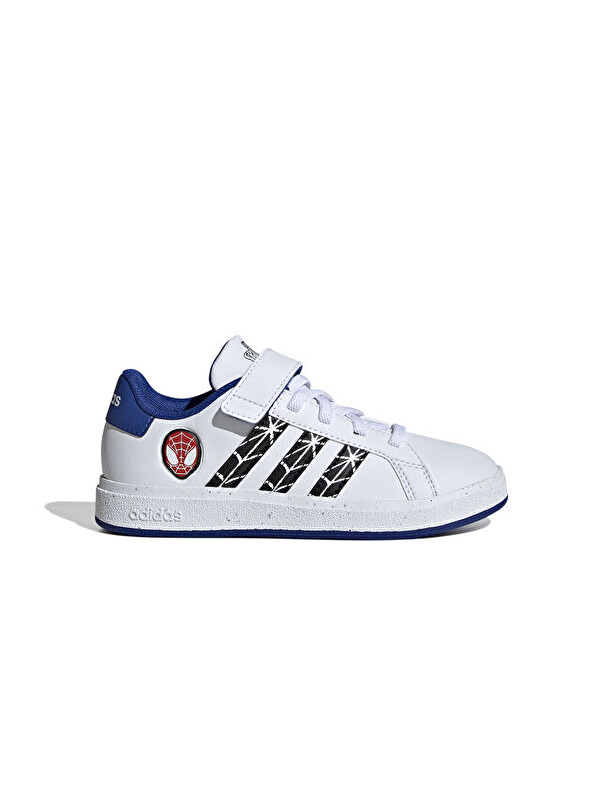 Adidas Grand Court Spider-Man El K Çocuk Günlük Ayakkabı IF0925 Beyaz