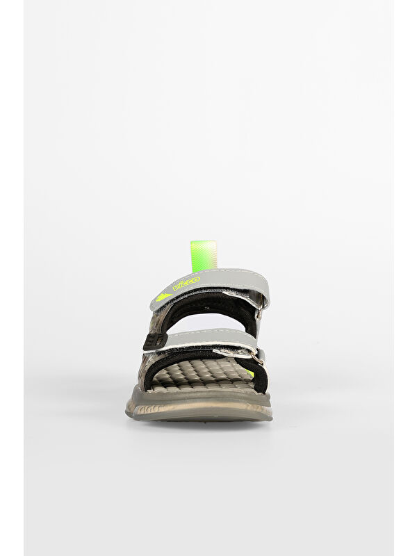 Felipe Işıklı Erkek Bebek Gri Sandalet - Görsel 7