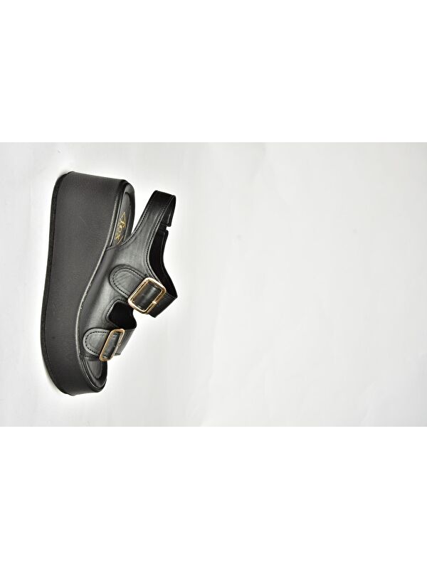 Siyah Kadın Dolgu Topuklu Ayakkabı U9464185 - Görsel 7