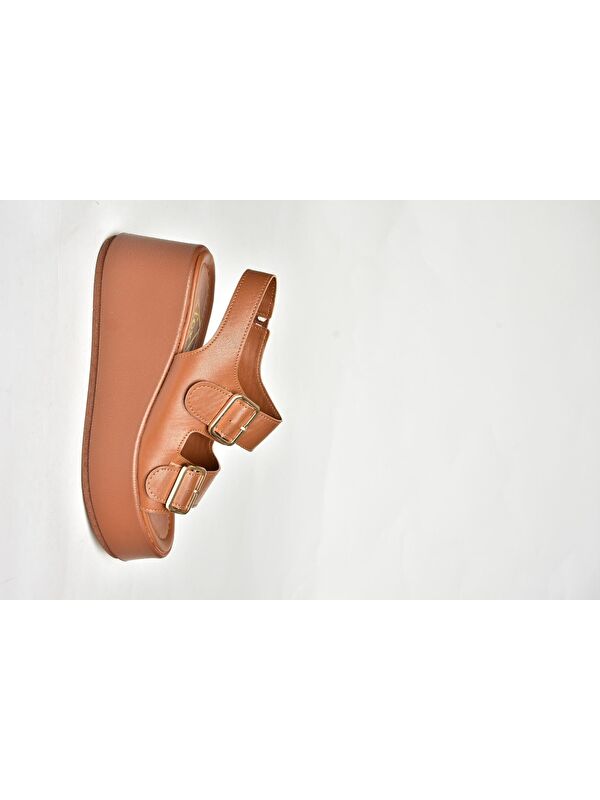 Taba Kadın Dolgu Topuklu Ayakkabı U9464185 - Görsel 7