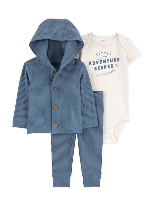 Carter's Erkek Bebek 3'lü Hırkalı Set