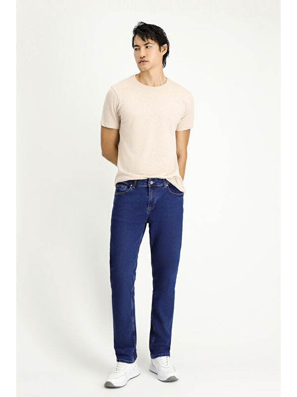 Kiğılı Slim Fit Dar Kesim Elastanlı Denim Jean Pantolon