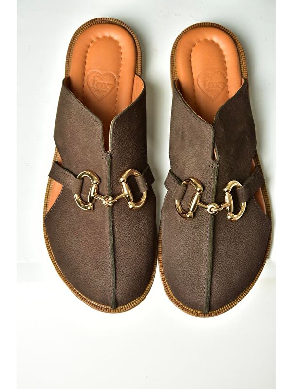 Kahverengi Kadın Terlik U944150403 - Görsel 2