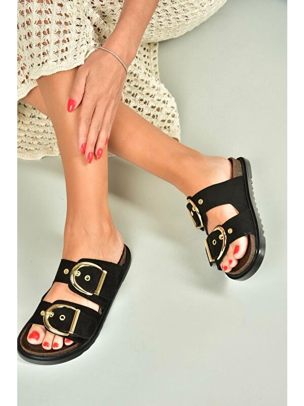 Siyah Kadın Terlik U2677327 - Görsel 3