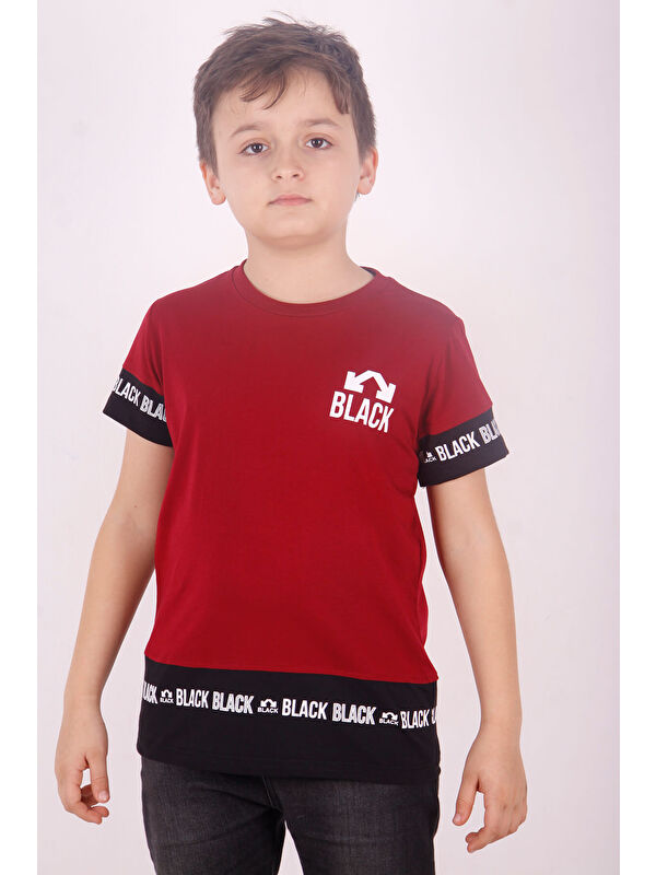 Toontoykids Erkek Çocuk BLACK Baskılı Tişört