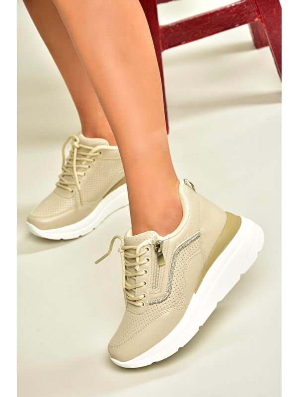 Bej Kadın Sneaker U7020207 - Görsel 2