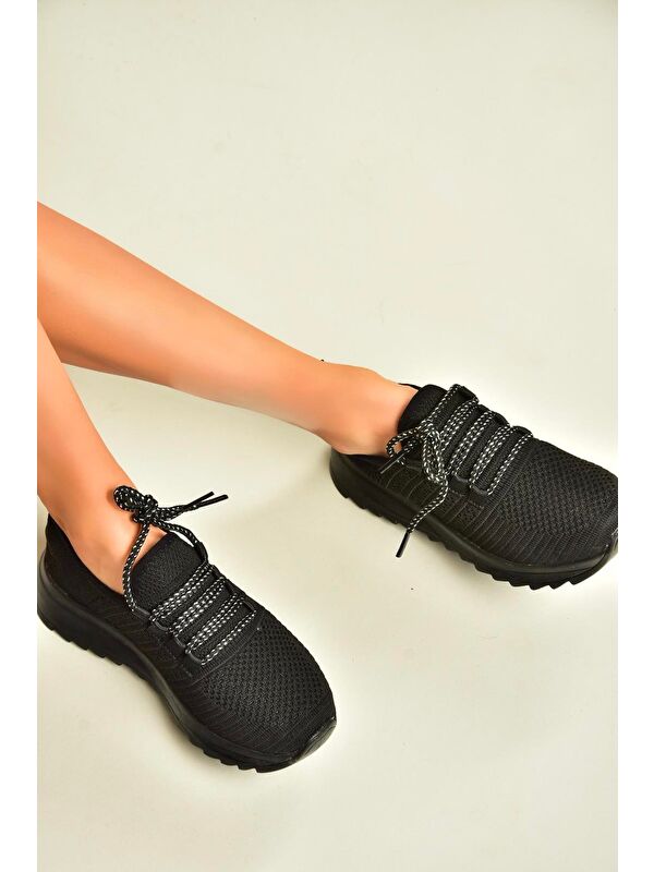 Siyah Kadın Sneaker U7021012 - Görsel 3