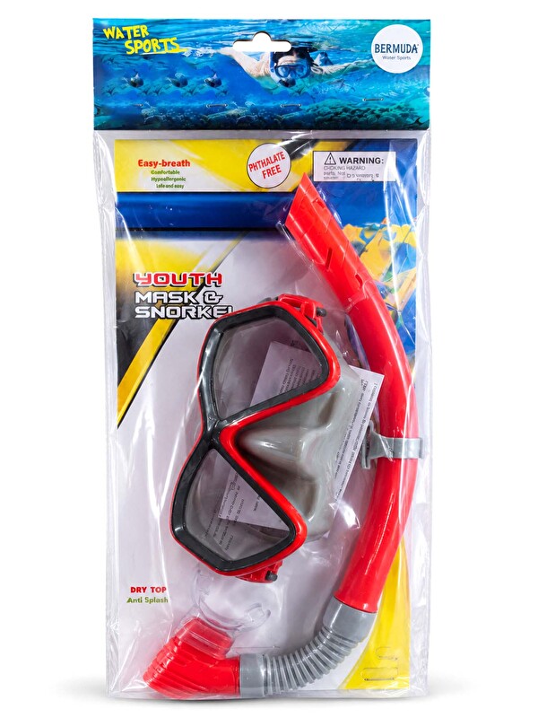 Remsa Dalış Gözlük Maske Şnorkel Seti 03 Kırmızı