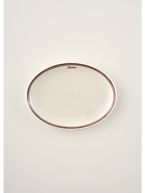 Bella Maison Bonheur Porselen Sunum Tabağı Bordo (31 cm)