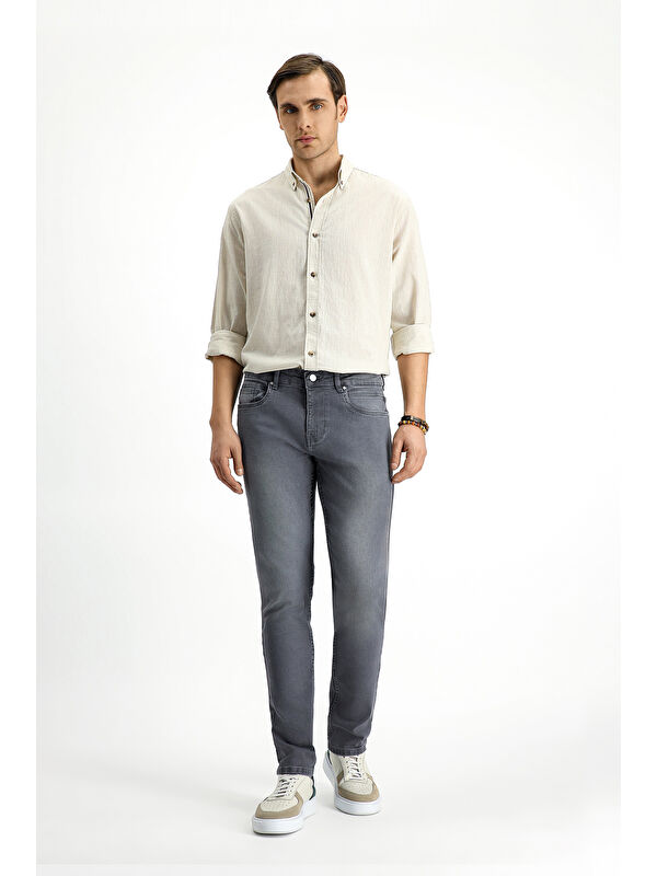 Kiğılı Regular Fit Elastanlı Denim Jean Pantolon